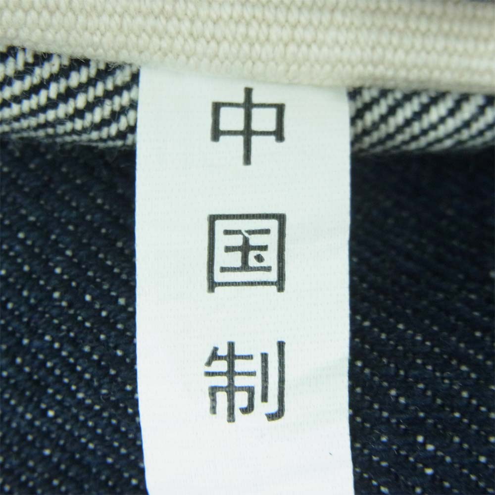 EVISU エヴィス donna エヴィスドンナ ストレッチ デニム テーラード ジャケット インディゴブルー系 L【中古】
