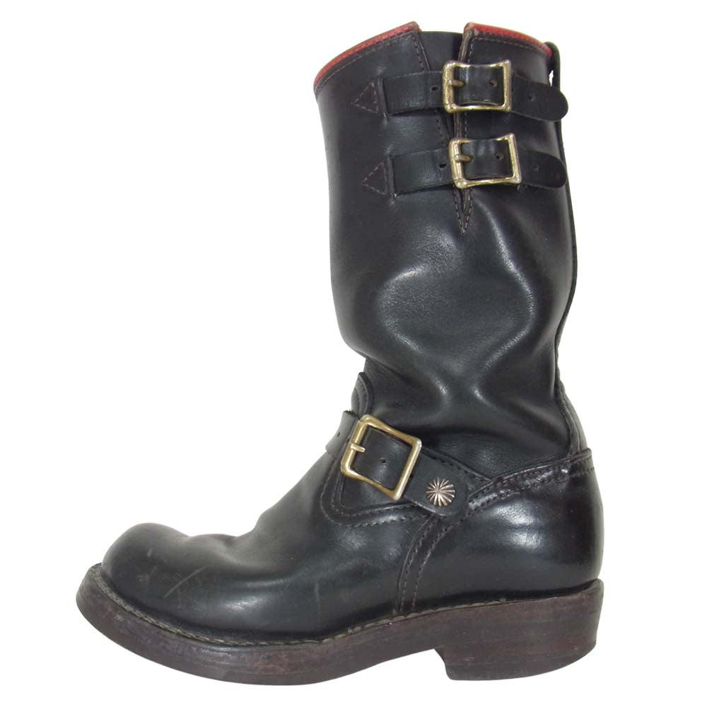 WESCO ウエスコ CUSTOM ENGINEER BOOTS カスタム ボス エンジニア ブラック系 7E【中古】