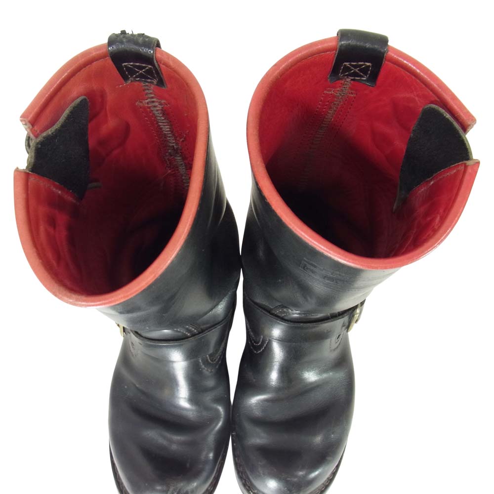 WESCO ウエスコ CUSTOM ENGINEER BOOTS カスタム ボス エンジニア ブラック系 7E【中古】