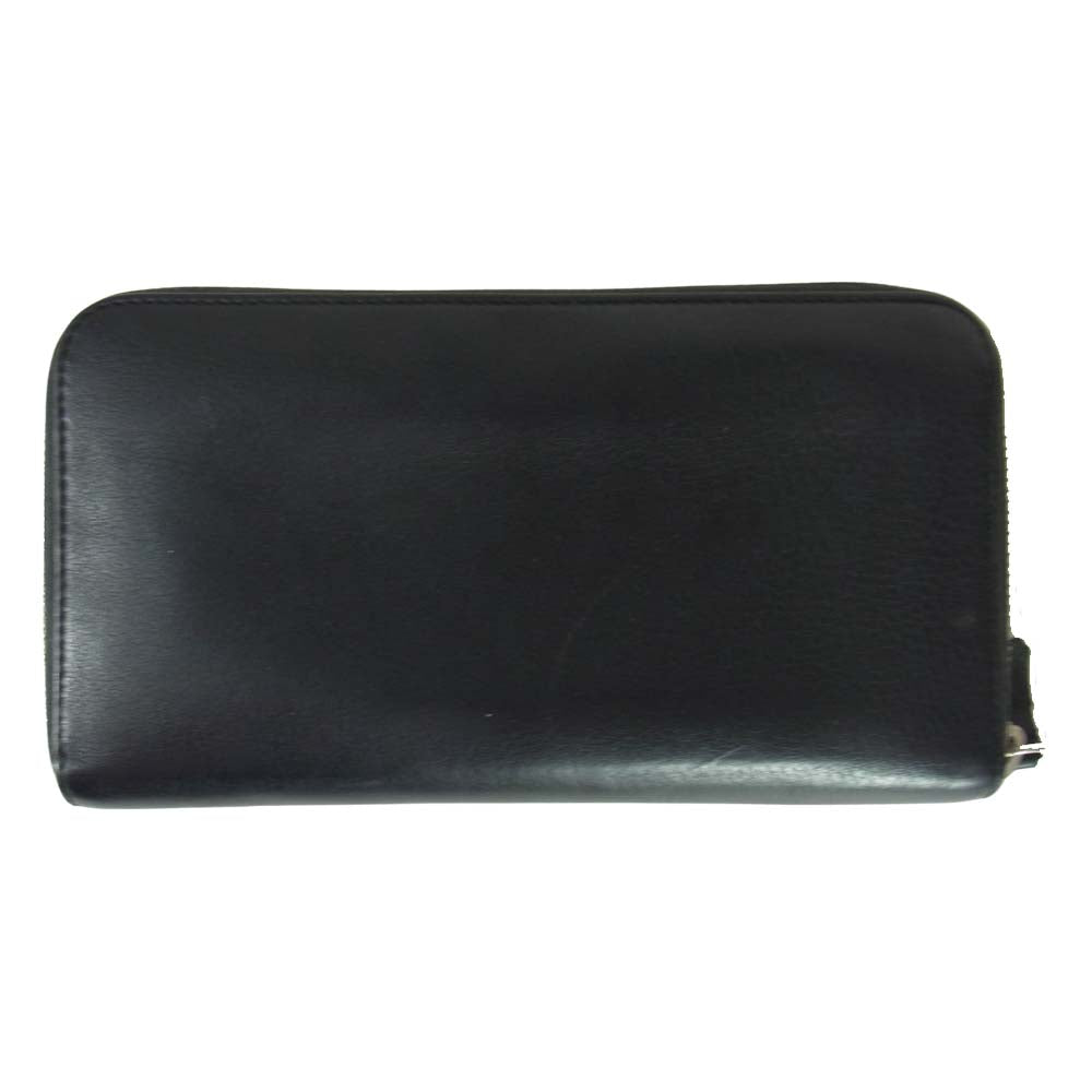 BALENCIAGA バレンシアガ 505052 エブリデイ コンチネンタル クリア ロゴ ロング ウォレット ブラック系【中古】