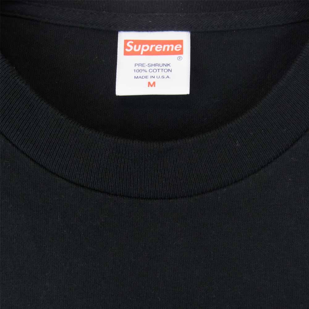 Supreme シュプリーム 19aw Pillows Tee ピローズ 半袖 Tシャツ ブラック系 M【中古】
