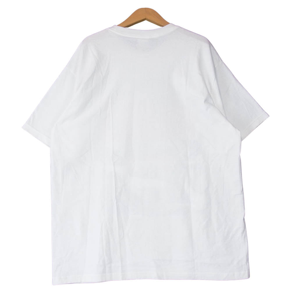 Supreme シュプリーム 21ss Wheaties Tee ウィーティーズ ロゴ プリント カモ  半袖 Tシャツ ホワイト系 L【新古品】【未使用】【中古】