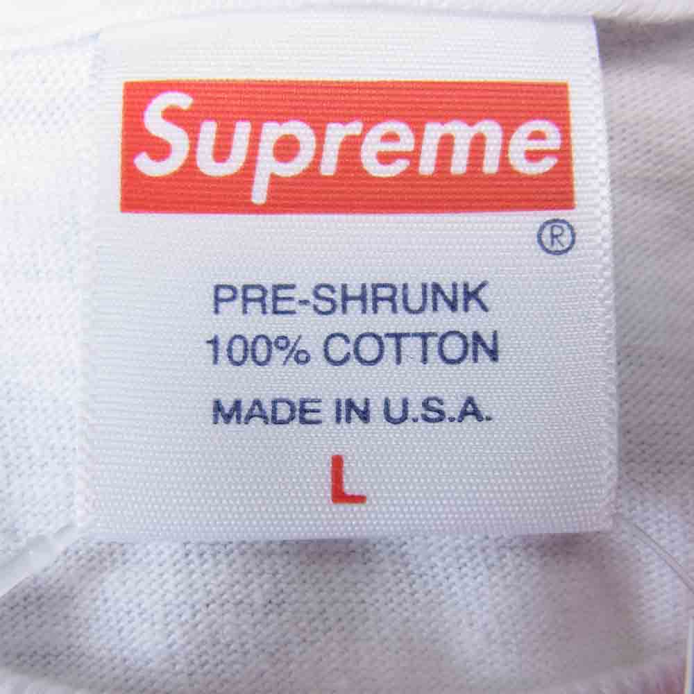 Supreme シュプリーム 21ss Wheaties Tee ウィーティーズ ロゴ プリント カモ  半袖 Tシャツ ホワイト系 L【新古品】【未使用】【中古】