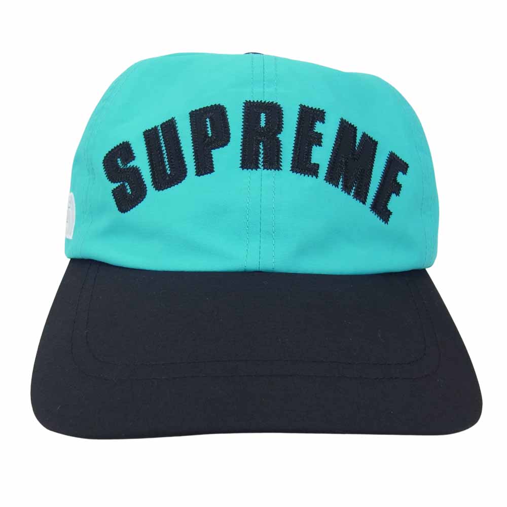 Supreme シュプリーム 19ss ×THE NORTH FACE ザノースフェイス 19SS Arc Logo 6-Panel Cap アーチロゴ 6パネル キャップ グリーン系 ONE SIZE【極上美品】【中古】