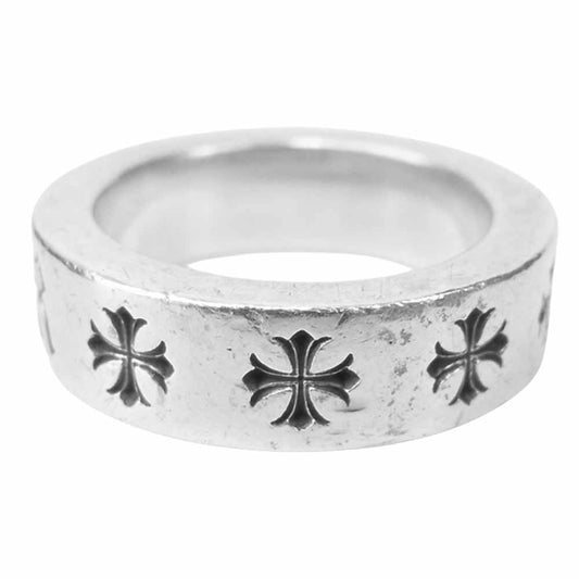 CHROME HEARTS クロムハーツ（原本無） 6mm SPACER FOREVER スペーサー フォーエバー リング シルバー系 12号程度【中古】
