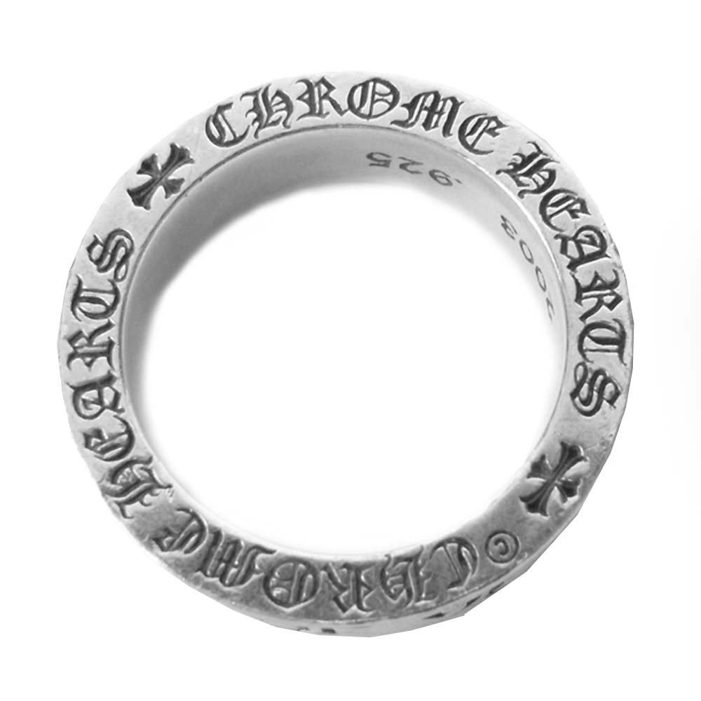 CHROME HEARTS クロムハーツ（原本無） 6mm SPACER FOREVER スペーサー フォーエバー リング シルバー系 12号程度【中古】