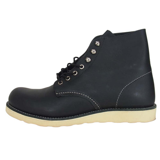 RED WING レッドウィング 8165 6 CLASSIC ROUND 6インチ クラシック ラウンドトゥ レースアップ ブーツ ブラック系 11D【美品】【中古】
