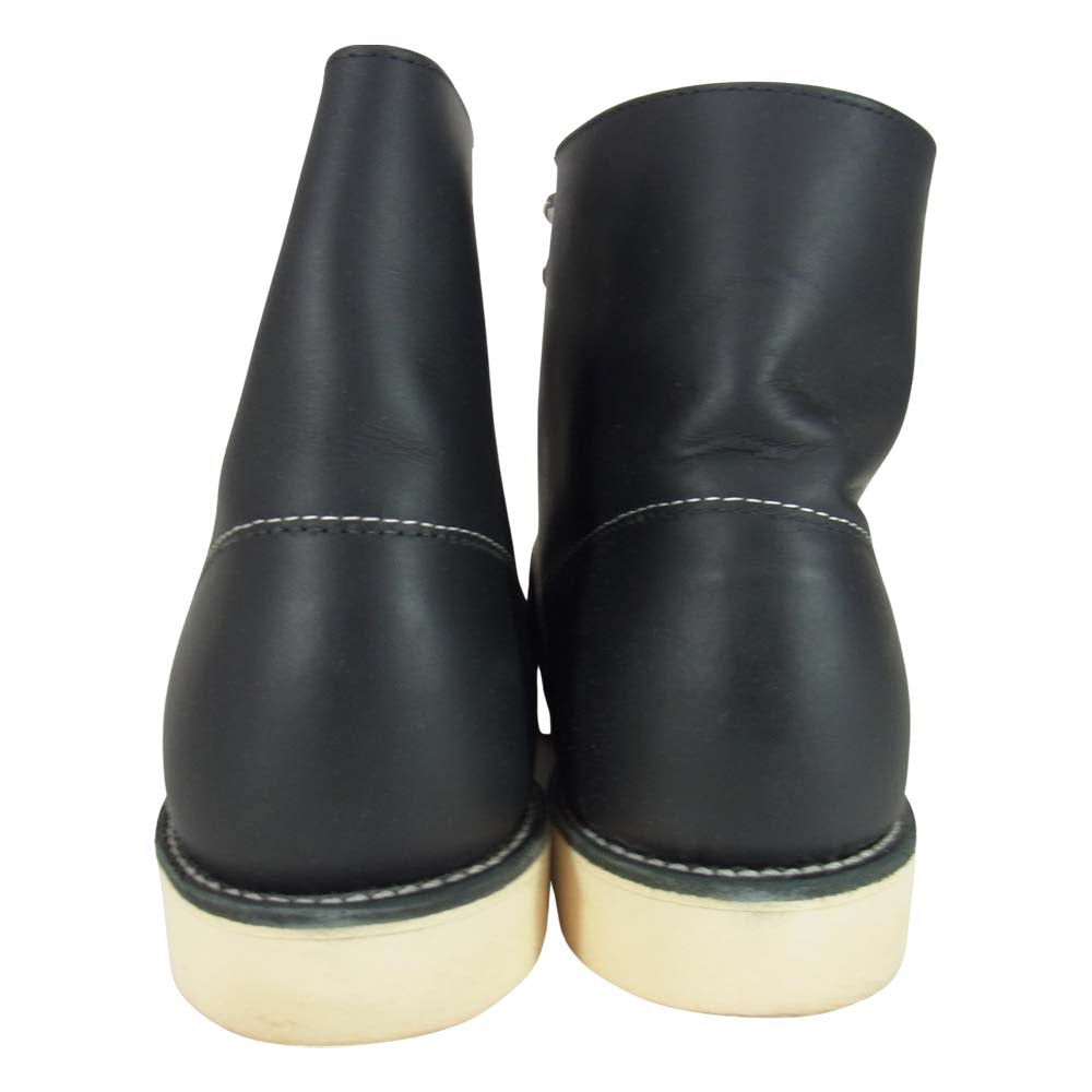RED WING レッドウィング 8165 6 CLASSIC ROUND 6インチ クラシック ラウンドトゥ レースアップ ブーツ ブラック系 11D【美品】【中古】