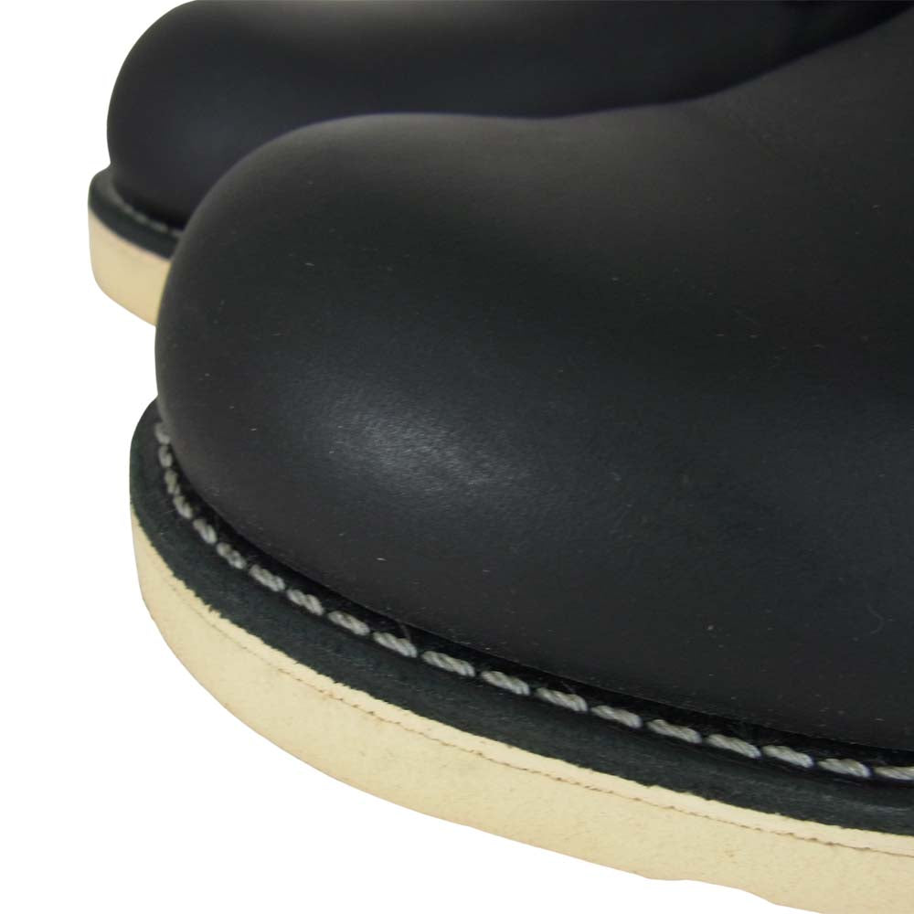 RED WING レッドウィング 8165 6 CLASSIC ROUND 6インチ クラシック ラウンドトゥ レースアップ ブーツ ブラック系 11D【美品】【中古】