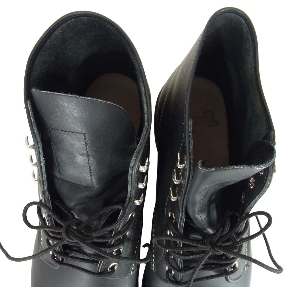 RED WING レッドウィング 8165 6 CLASSIC ROUND 6インチ クラシック ラウンドトゥ レースアップ ブーツ ブラック系 11D【美品】【中古】