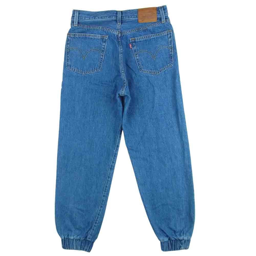 Levi's リーバイス 79075-0000 ウエスト 紐 ジョガー デニム パンツ インディゴブルー系 W26【美品】【中古】