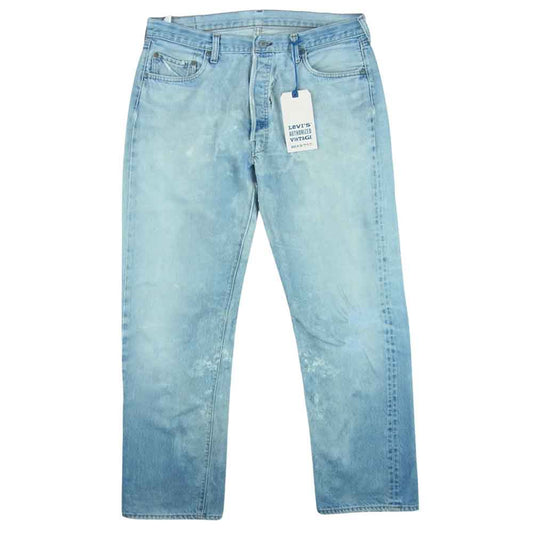 Levi's リーバイス 74450-0000 AUTHORIZED VINTAGE オーソライズ ヴィンテージ ダメージ リペア 加工 デニム パンツ インディゴブルー系 W36【極上美品】【中古】