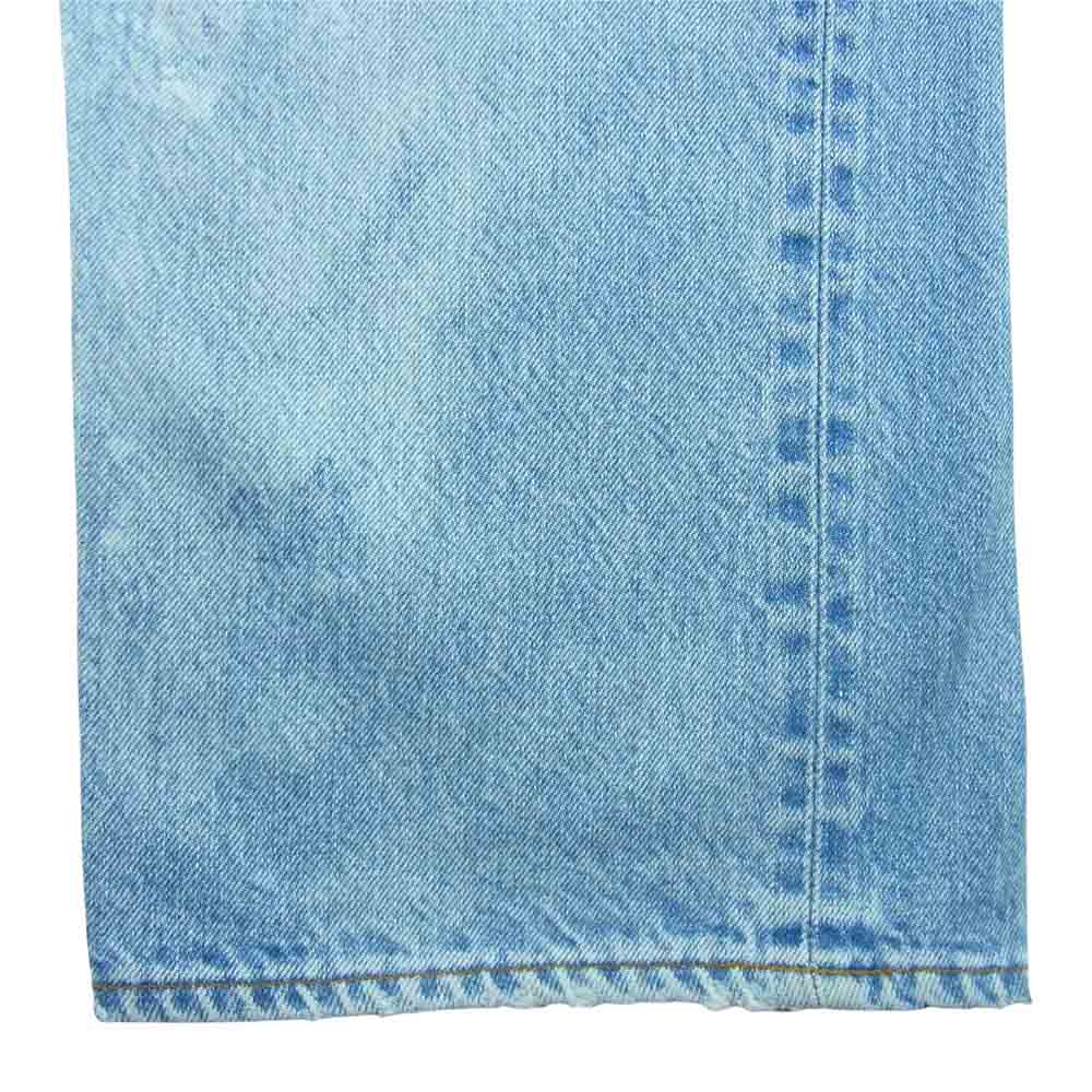Levi's リーバイス 74450-0000 AUTHORIZED VINTAGE オーソライズ ヴィンテージ ダメージ リペア 加工 デニム パンツ インディゴブルー系 W36【極上美品】【中古】