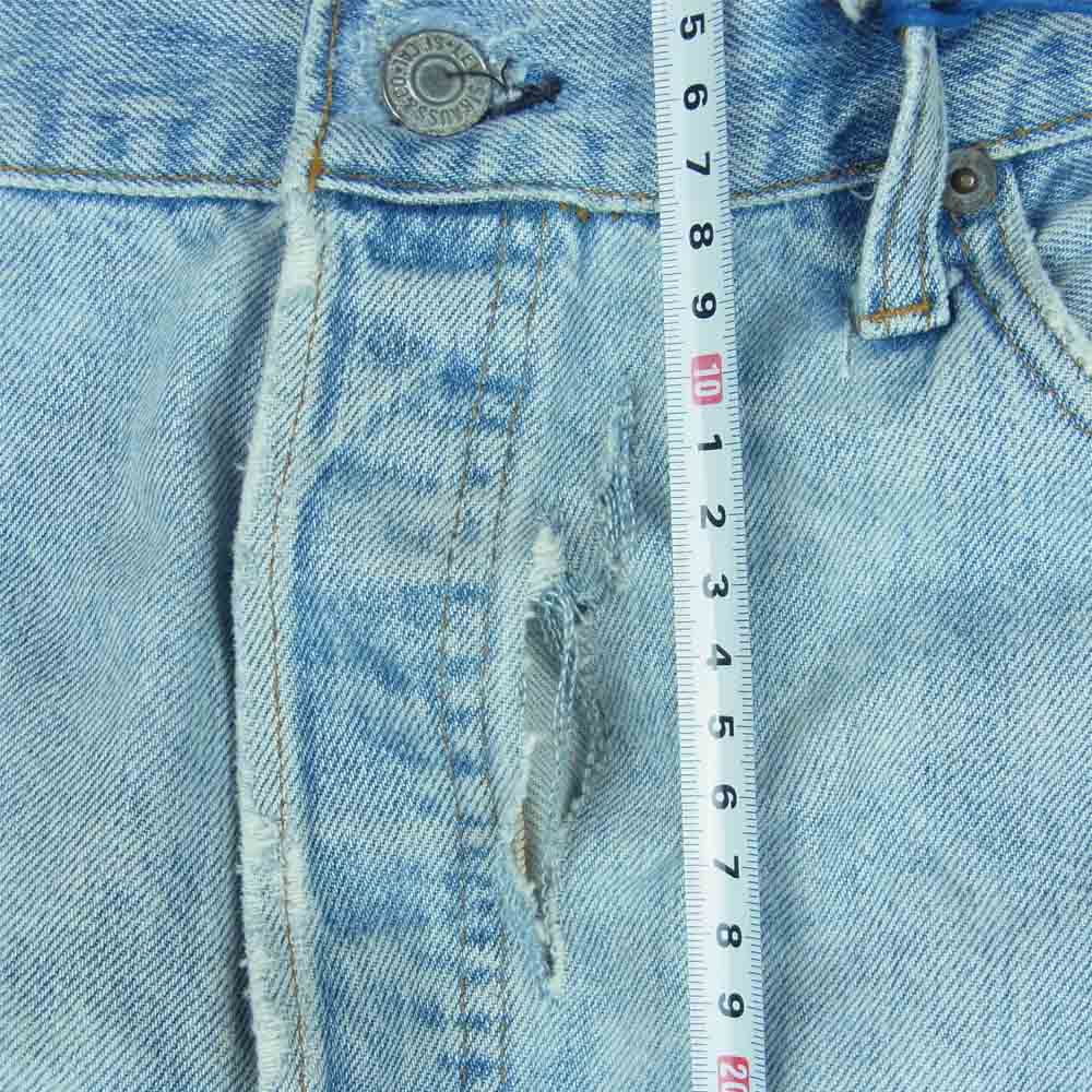 Levi's リーバイス 74450-0000 AUTHORIZED VINTAGE オーソライズ ヴィンテージ ダメージ リペア 加工 デニム パンツ インディゴブルー系 W36【極上美品】【中古】