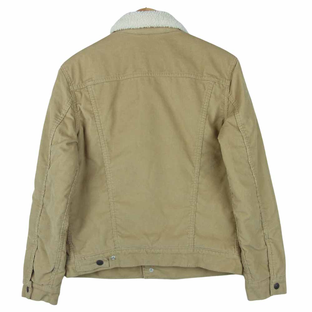 Levi's リーバイス 16365-0066 TYPE 3 SHERPA TRUCKER タイプ 3 シェルパ トラッカー コーデュロイ 裏ボア ジャケット ライトブラウン系 S【美品】【中古】