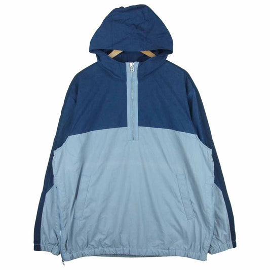 Levi's リーバイス 84570-0000 made&crafted メイドアンドクラフテッド フーデット ポップ オーバー アノラック パーカー インディゴブルー系 L【美品】【中古】