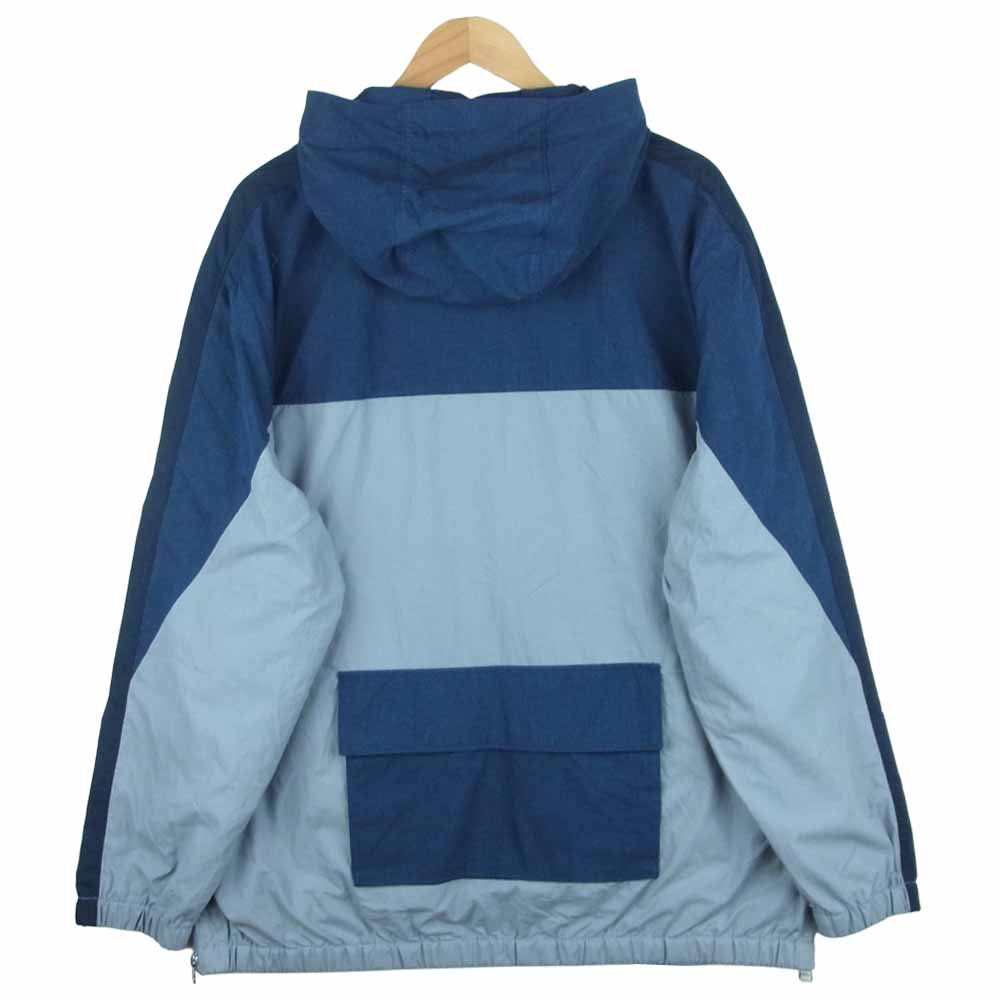 Levi's リーバイス 84570-0000 made&crafted メイドアンドクラフテッド フーデット ポップ オーバー アノラック パーカー インディゴブルー系 L【美品】【中古】