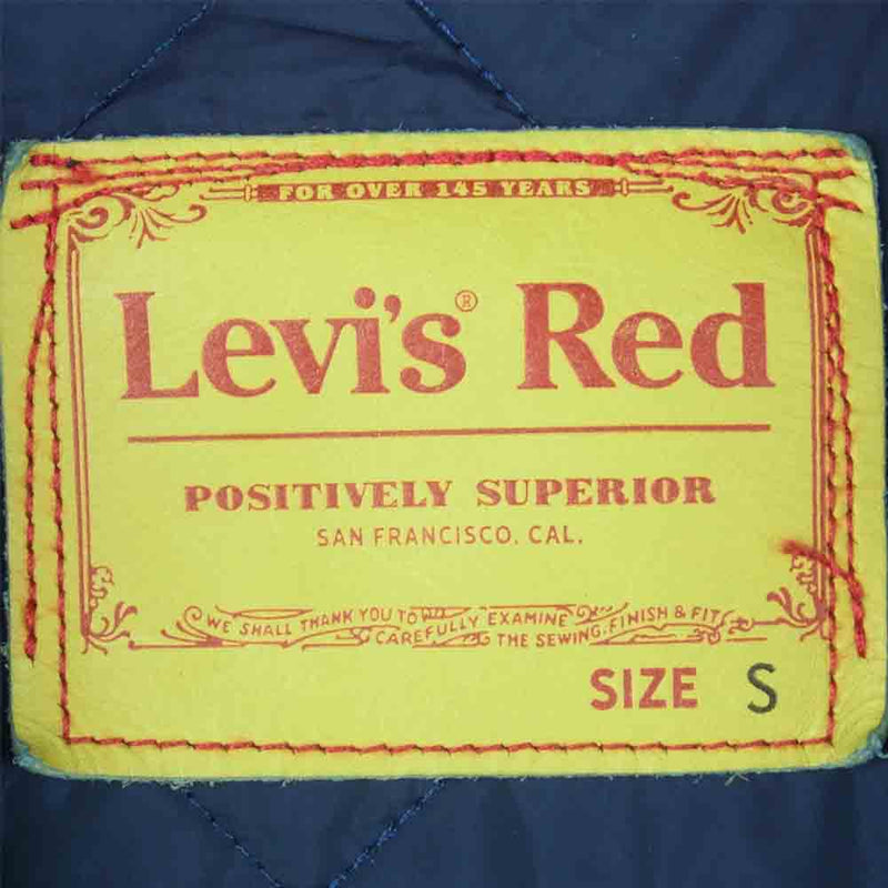 Levi's RED リーバイスレッド A0121-0000 LR QUILT TYPE I TRUCKER BLUE OX RINSE キルト デニム ジャケット インディゴブルー系 S【美品】【中古】
