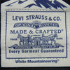 WHITE MOUNTAINEERING ホワイトマウンテニアリング 26412-0001 LEVI’S made&crafted リーバイス メイドアンドクラフテッド BARREL CARGO NIGHTSHADE 切替 カーゴ パンツ ダークネイビー系 W25【極上美品】【中古】