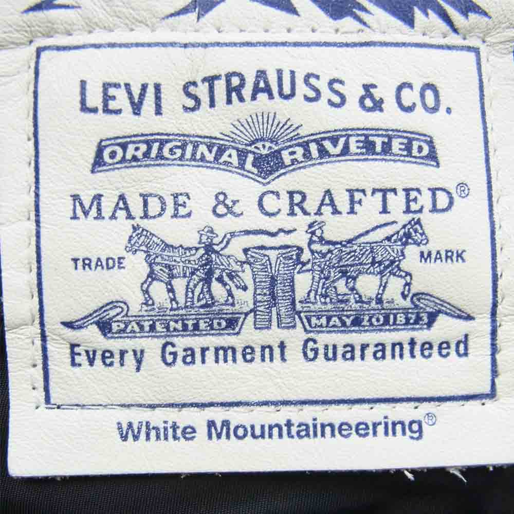 WHITE MOUNTAINEERING ホワイトマウンテニアリング 26412-0001 LEVI’S made&crafted リーバイス メイドアンドクラフテッド BARREL CARGO NIGHTSHADE 切替 カーゴ パンツ ダークネイビー系 W23【極上美品】【中古】