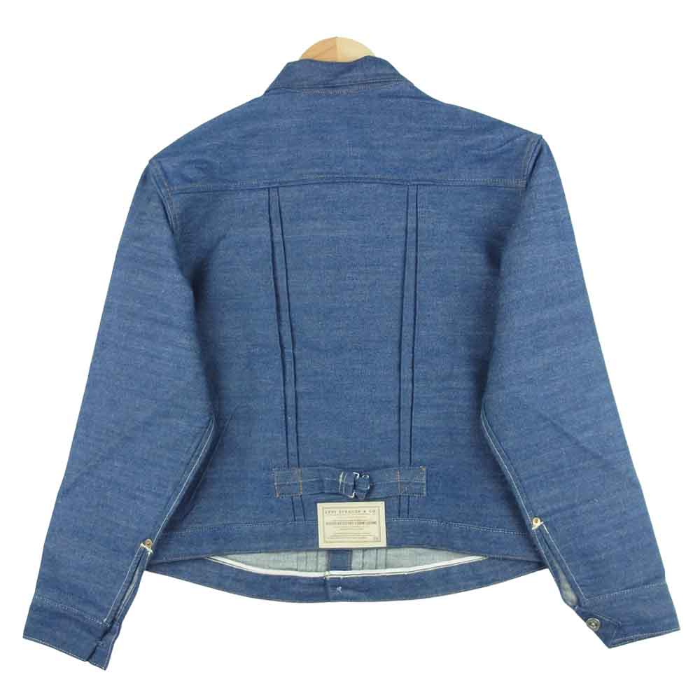 Levi's リーバイス 61866-0010 LVC ヴィンテージ クロージング 1880s 復刻 Triple Pleat Blouse トリプル プリーツ デニム シャツ ジャケット インディゴブルー系 38【美品】【中古】