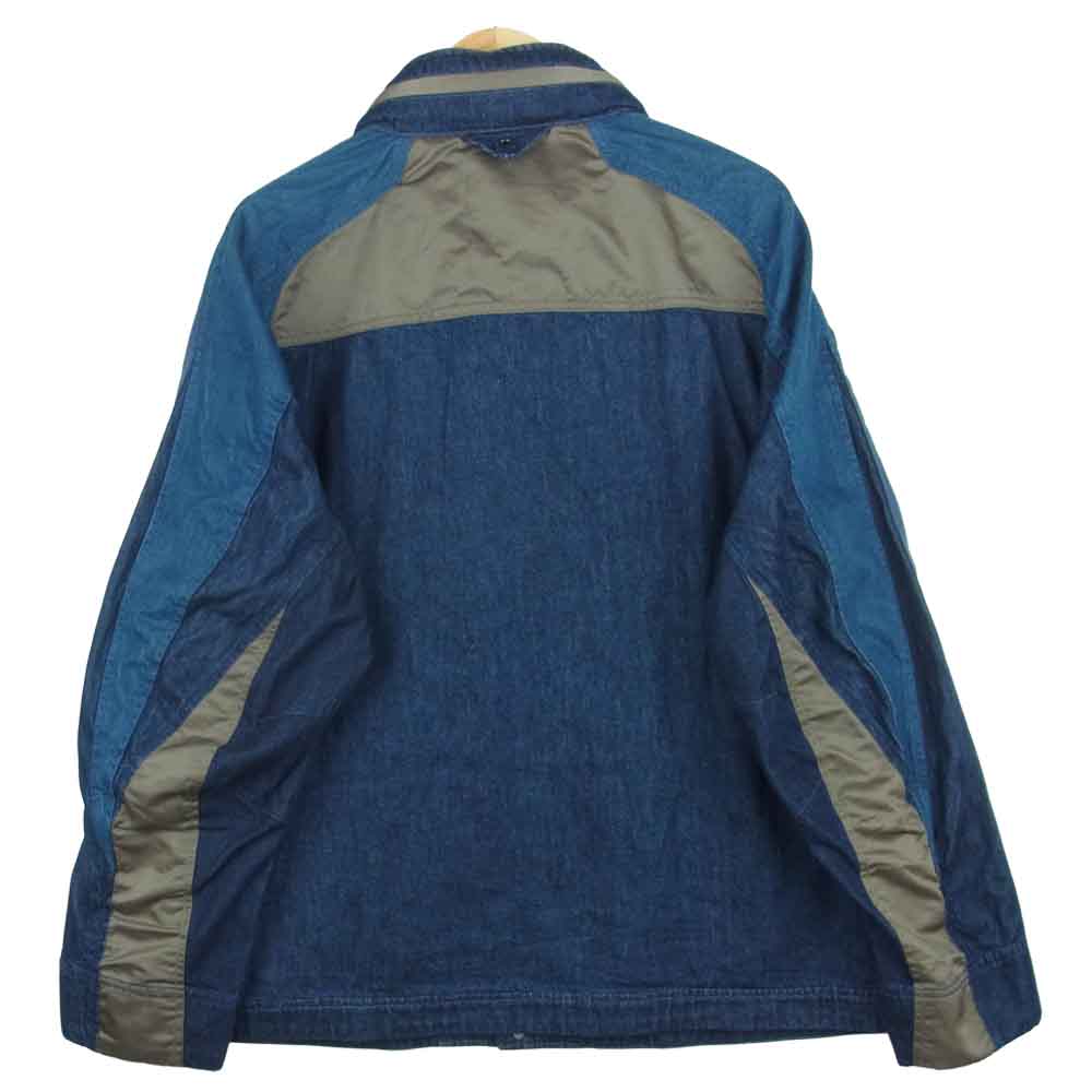 WHITE MOUNTAINEERING ホワイトマウンテニアリング 17884-0003 LEVI’S made&crafted リーバイス メイドアンドクラフテッド M65 JKT パッチワーク デニム ミリタリー ジャケット インディゴブルー系 L【極上美品】【中古】