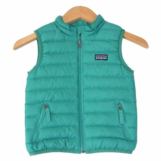 patagonia パタゴニア 60505FA11 キッズ ダウンセーターベスト グリーン系 2T【中古】