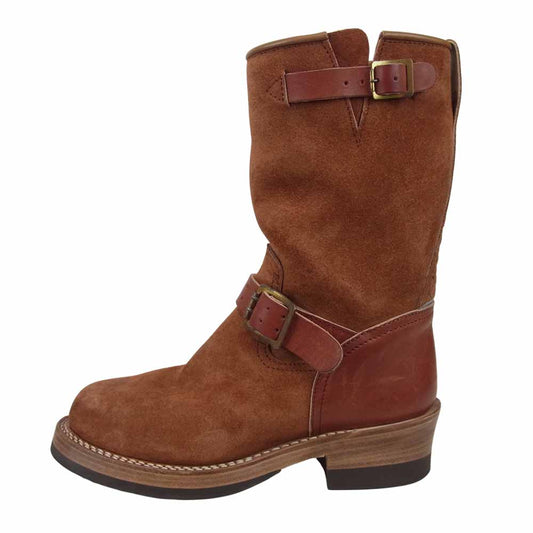 MADE IN GM JAPAN メイドインジーエムジャパン ENGINEER BOOTS シュンムラカミ エンジニア ブーツ ブラウン系 5.5【美品】【中古】