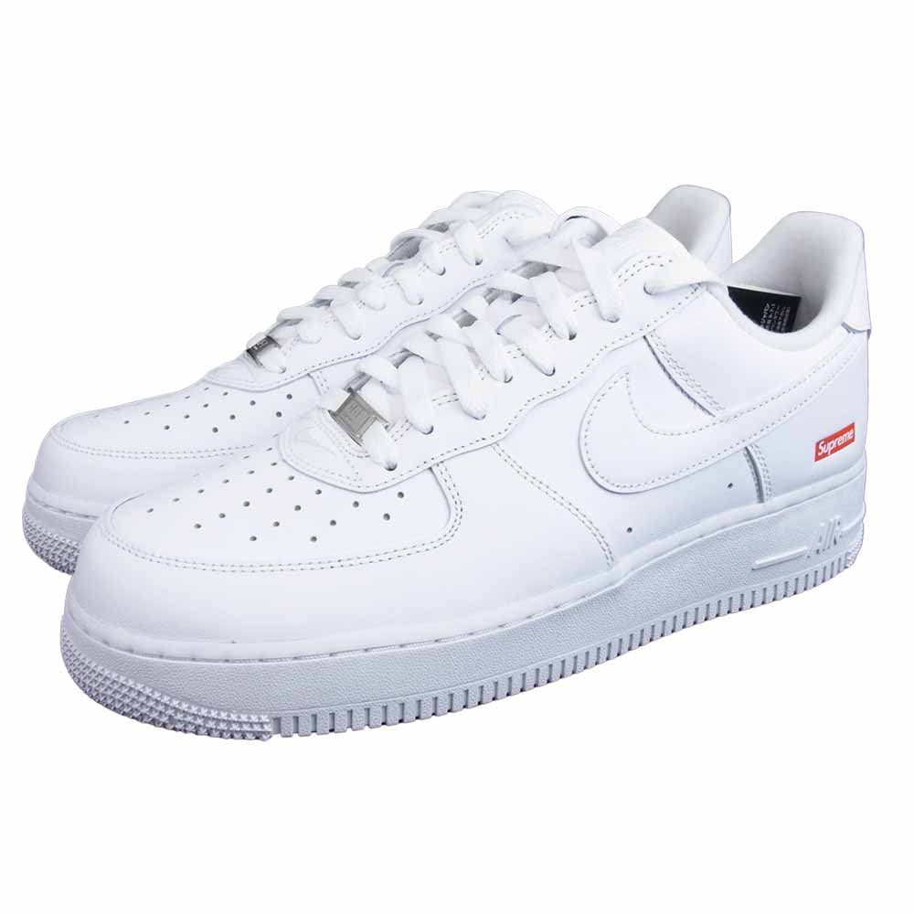 Supreme シュプリーム CU9225-100 × NIKE ナイキ AIR FORCE 1 Low エアフォース ワン ロー 27.5cm ホワイト系 27.5㎝【新古品】【未使用】【中古】