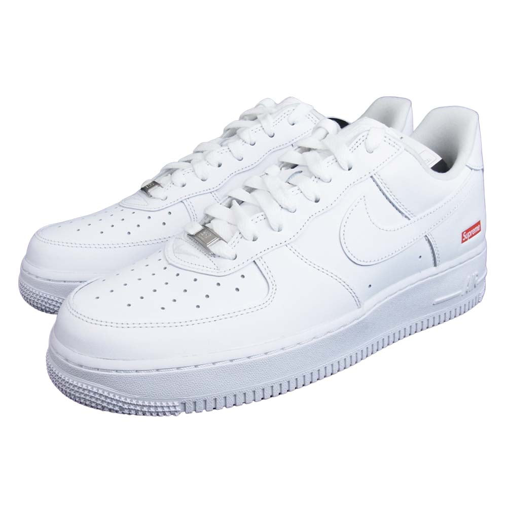 Supreme シュプリーム CU9225-100 × NIKE ナイキ AIR FORCE 1 Low エアフォース ワン ロー 27.5cm ホワイト系 27.5㎝【新古品】【未使用】【中古】