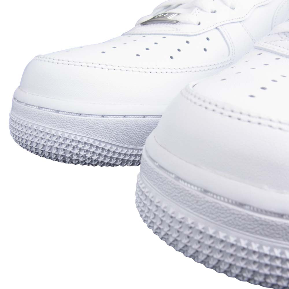 Supreme シュプリーム CU9225-100 × NIKE ナイキ AIR FORCE 1 Low エアフォース ワン ロー 27.5cm ホワイト系 27.5㎝【新古品】【未使用】【中古】