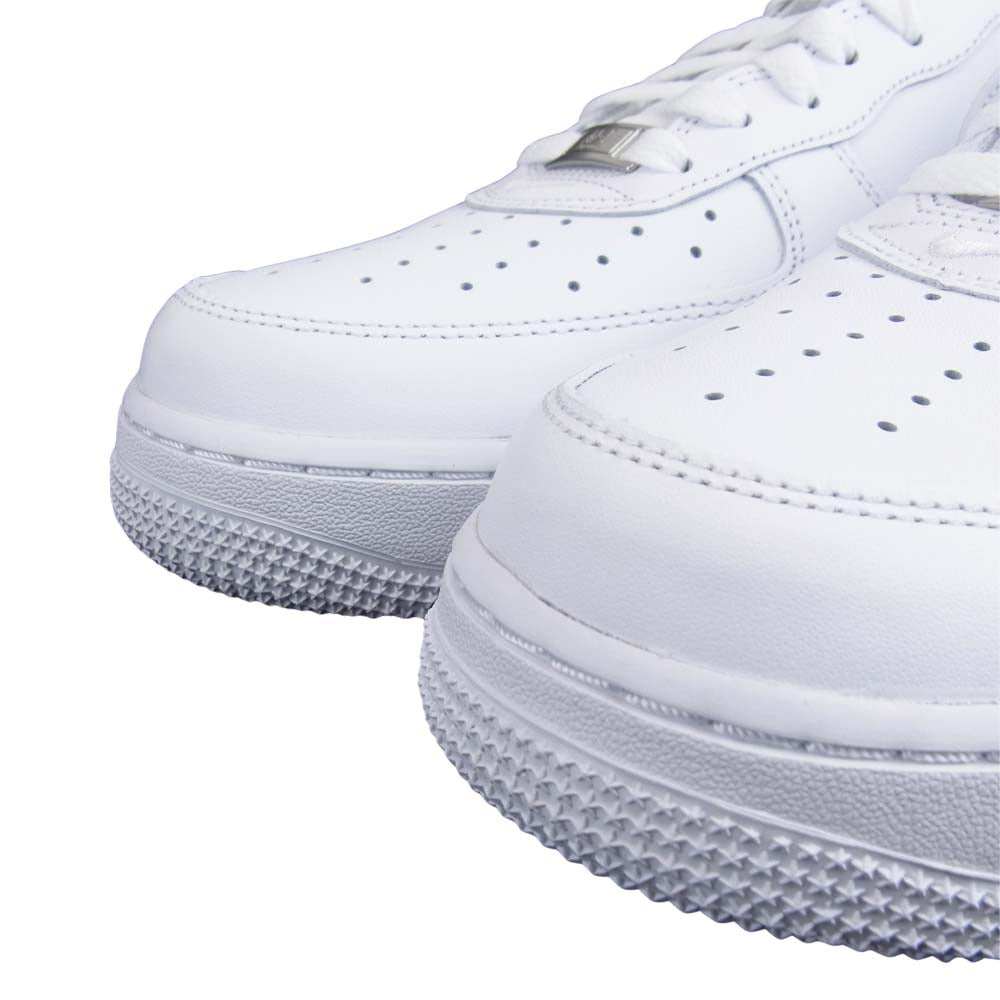Supreme シュプリーム CU9225-100 × NIKE ナイキ AIR FORCE 1 Low エアフォース ワン ロー 27.5cm ホワイト系 27.5㎝【新古品】【未使用】【中古】