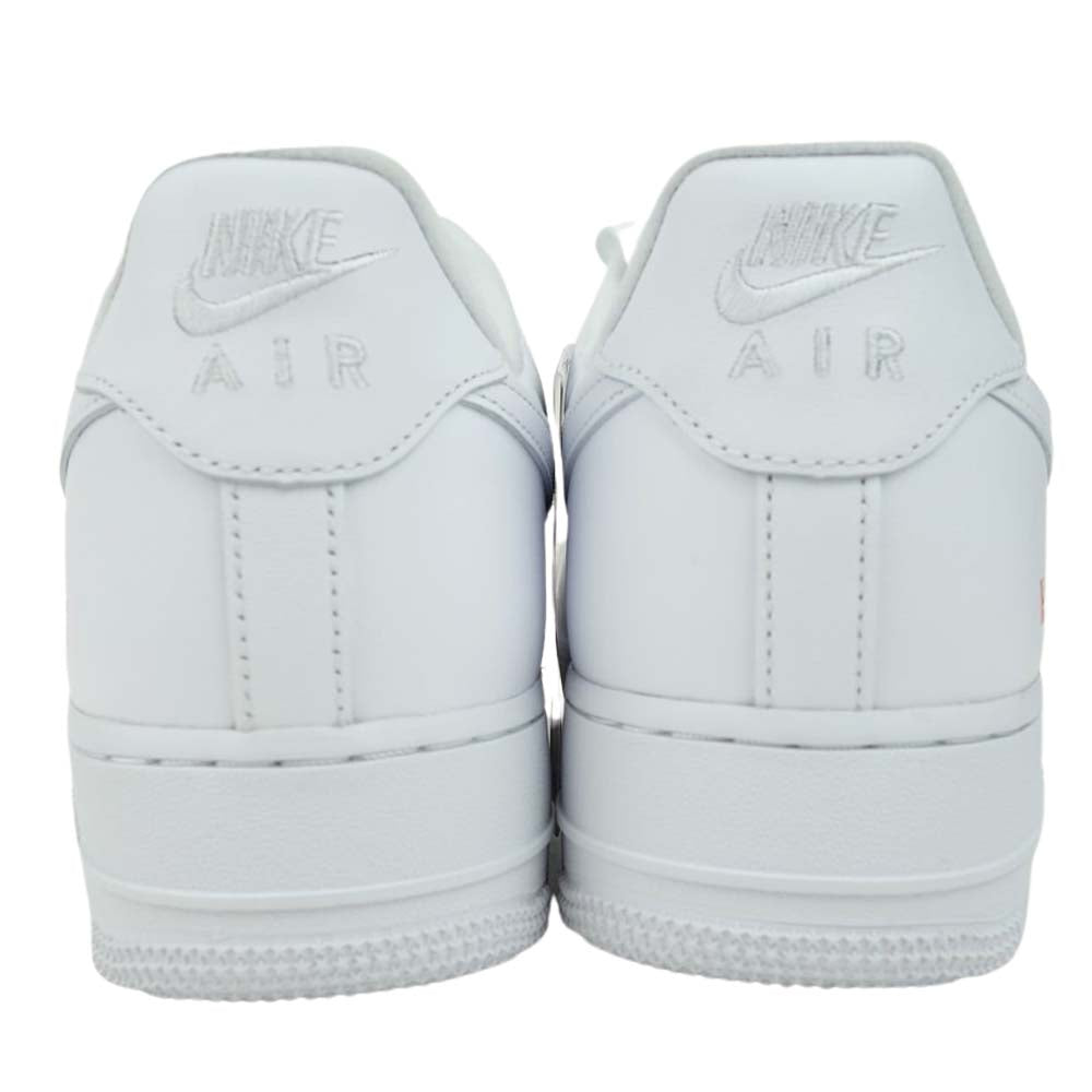Supreme シュプリーム CU9225-100 × NIKE ナイキ AIR FORCE 1 Low エアフォース ワン ロー ホワイト系 27.5cm【新古品】【未使用】【中古】