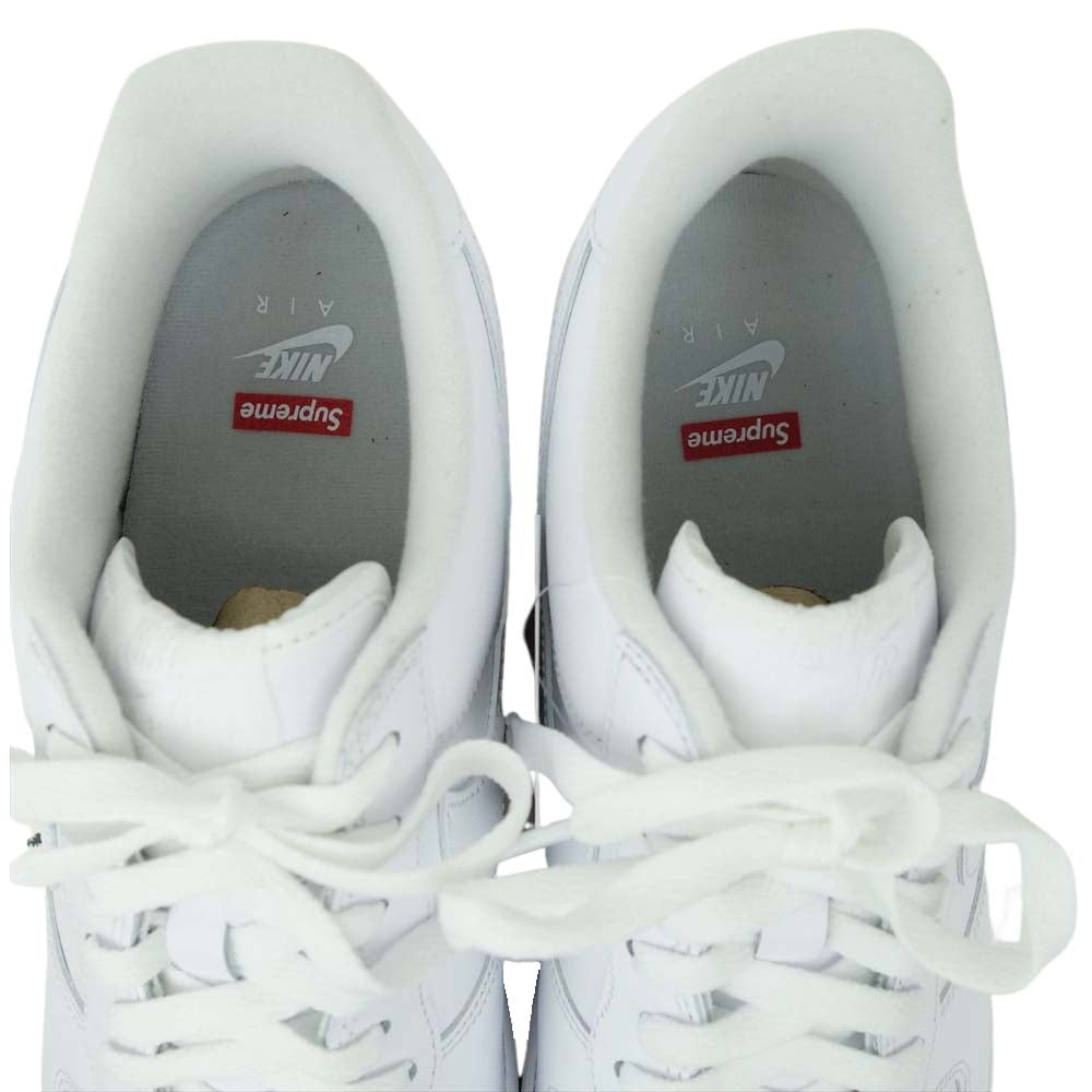 Supreme シュプリーム CU9225-100 × NIKE ナイキ AIR FORCE 1 Low エアフォース ワン ロー ホワイト系 29cm【新古品】【未使用】【中古】