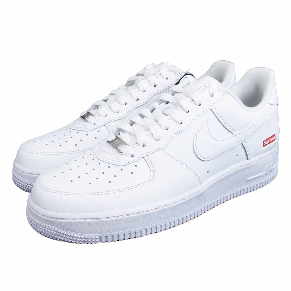 Supreme シュプリーム CU9225-100 × NIKE ナイキ AIR FORCE 1 Low エアフォース ワン ロー 27.5cm ホワイト系 27.5㎝【新古品】【未使用】【中古】