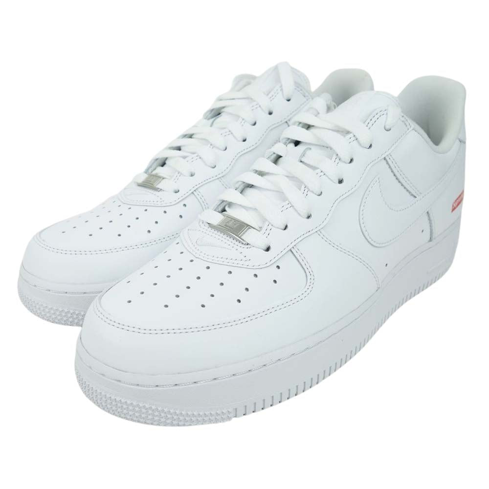 Supreme シュプリーム CU9225-100 × NIKE ナイキ AIR FORCE 1 Low エアフォース ワン ロー ホワイト系 28.5cm【新古品】【未使用】【中古】