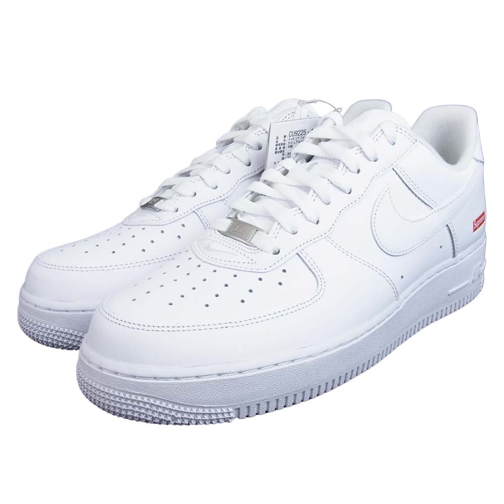 Supreme シュプリーム CU9225-100 × NIKE ナイキ AIR FORCE 1 Low エアフォース ワン ロー 27.5cm ホワイト系 27.5㎝【新古品】【未使用】【中古】