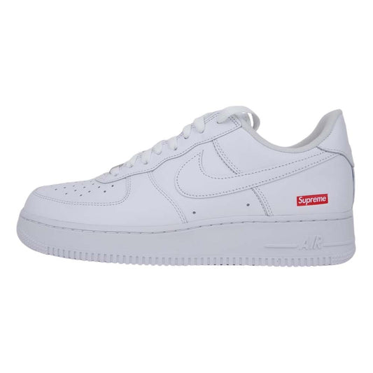 Supreme シュプリーム CU9225-100 × NIKE ナイキ AIR FORCE 1 Low エアフォース ワン ロー 27.5cm ホワイト系 27.5cm【新古品】【未使用】【中古】