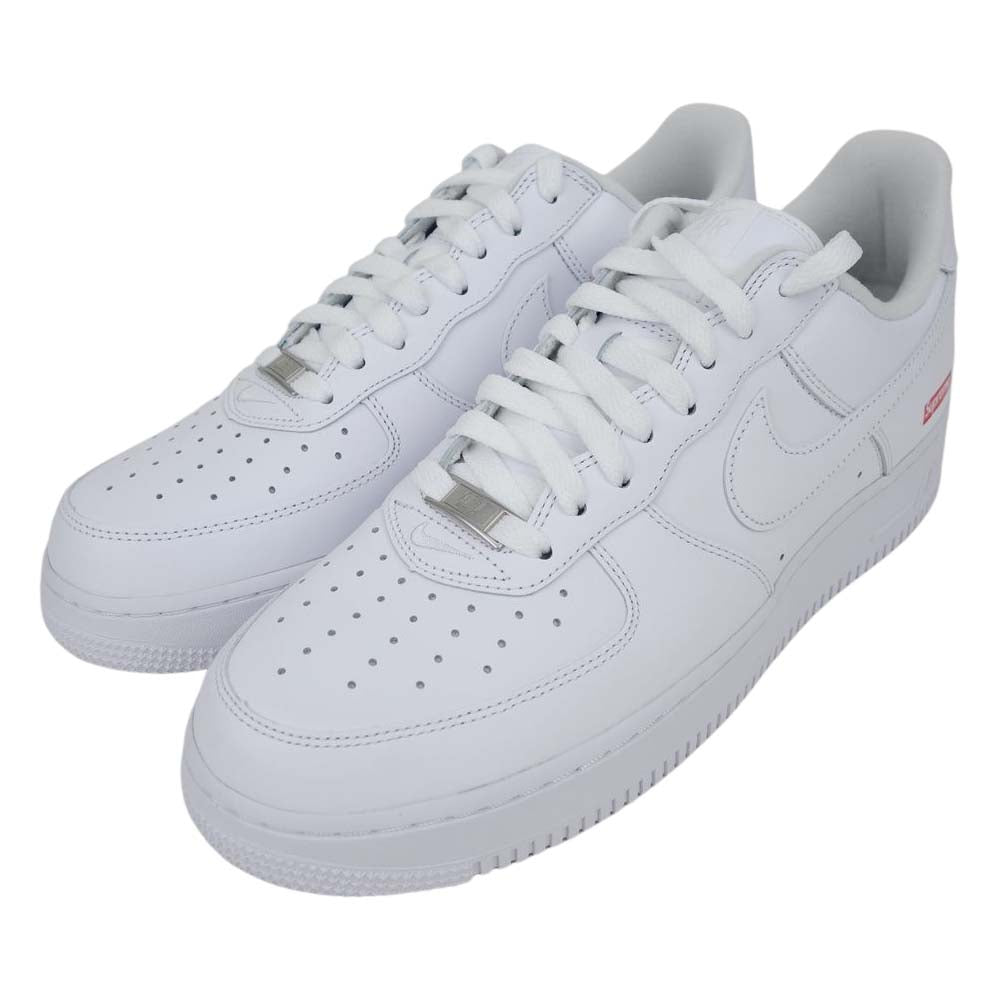 Supreme シュプリーム CU9225-100 × NIKE ナイキ AIR FORCE 1 Low エアフォース ワン ロー 27.5cm ホワイト系 27.5cm【新古品】【未使用】【中古】