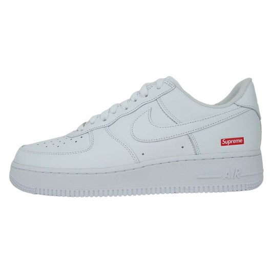Supreme シュプリーム CU9225-100 × NIKE ナイキ AIR FORCE 1 Low エアフォース ワン ロー 27.5cm ホワイト系 27.5cm【新古品】【未使用】【中古】
