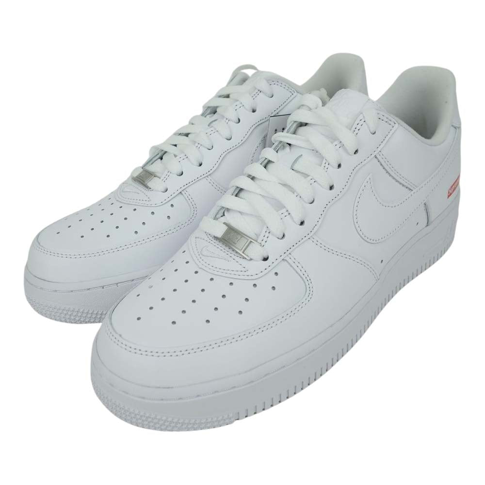 Supreme シュプリーム CU9225-100 × NIKE ナイキ AIR FORCE 1 Low エアフォース ワン ロー 27.5cm ホワイト系 27.5cm【新古品】【未使用】【中古】