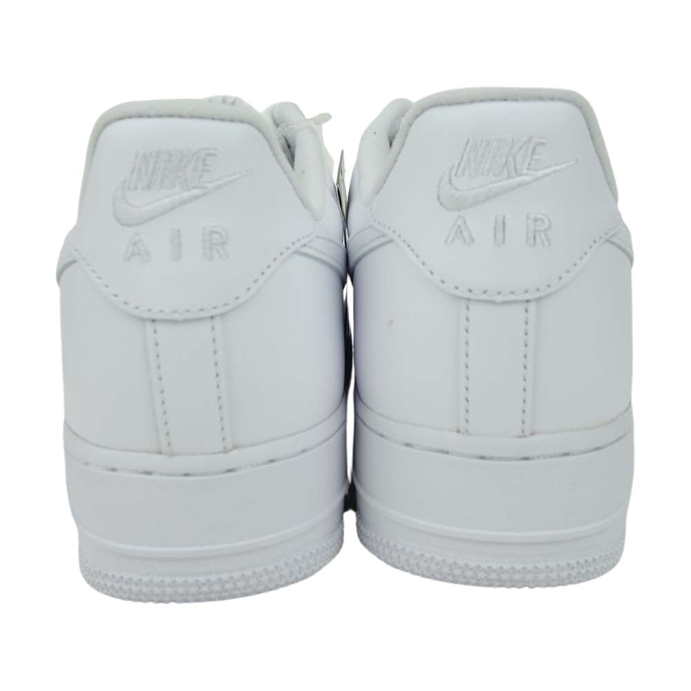 Supreme シュプリーム CU9225-100 × NIKE ナイキ AIR FORCE 1 Low エアフォース ワン ロー 27.5cm ホワイト系 27.5cm【新古品】【未使用】【中古】