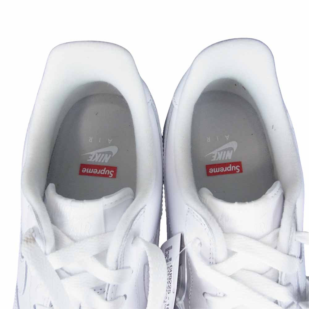 Supreme シュプリーム CU9225-100 × NIKE ナイキ AIR FORCE 1 Low エアフォース ワン ロー 28cm ホワイト系 28㎝【新古品】【未使用】【中古】