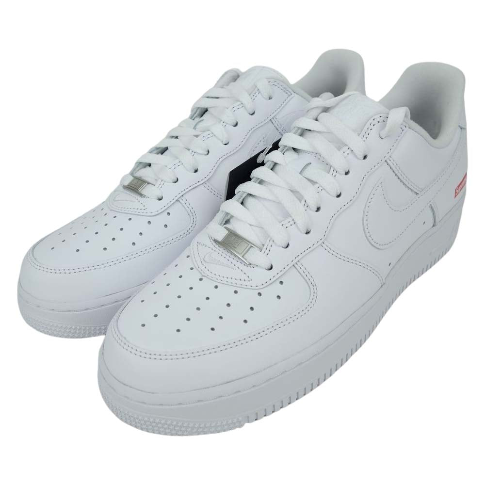 Supreme シュプリーム CU9225-100 × NIKE ナイキ AIR FORCE 1 Low エアフォース ワン ロー 27.5cm ホワイト系 27.5cm【新古品】【未使用】【中古】
