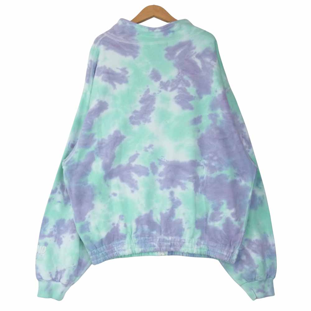 WIND AND SEA ウィンダンシー WDS-20A-TPS-11 SWEAT BLOUSON tie-dye タイダイ スウェット ブルゾン ブルー系 ミント系 M【新古品】【未使用】【中古】