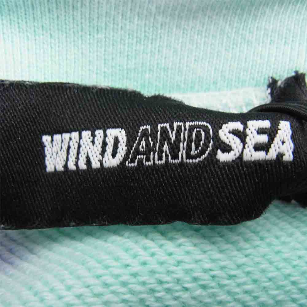 WIND AND SEA ウィンダンシー WDS-20A-TPS-11 SWEAT BLOUSON tie-dye タイダイ スウェット ブルゾン ブルー系 ミント系 M【新古品】【未使用】【中古】