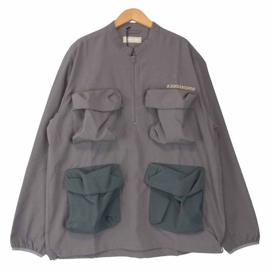 WIND AND SEA ウィンダンシー ２０AW WDS-20A-TPS-01 WDS UTILITY JACKET ユーティリティー ジャケット チャコール系 L【新古品】【未使用】【中古】