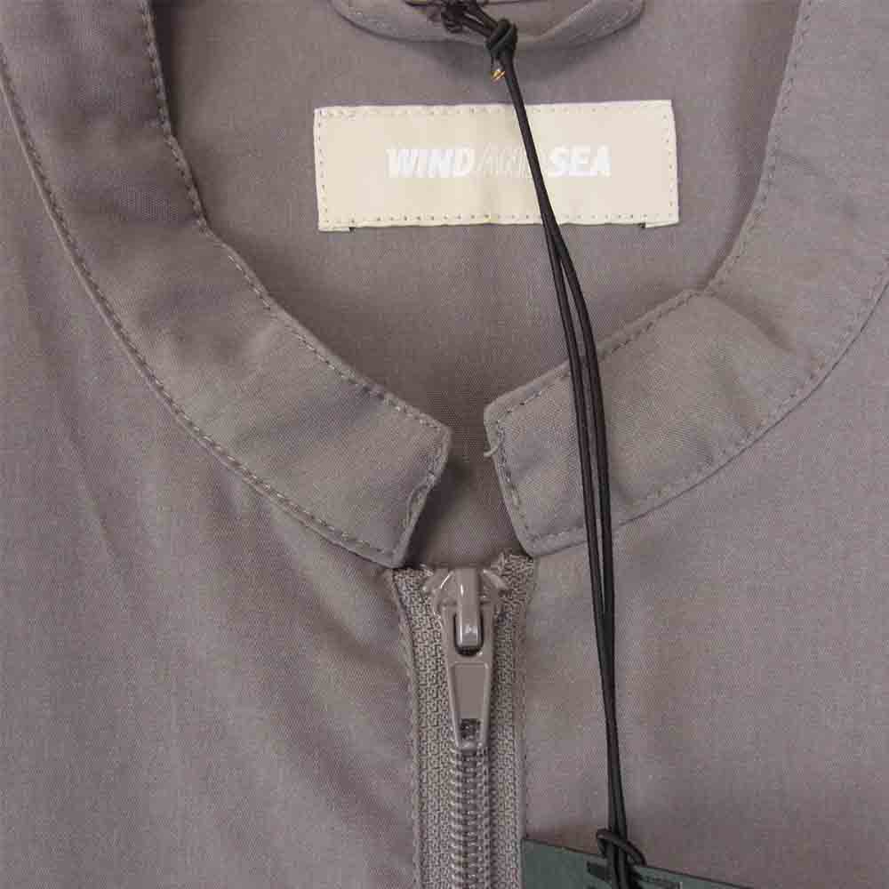 WIND AND SEA ウィンダンシー ２０AW WDS-20A-TPS-01 WDS UTILITY JACKET ユーティリティー ジャケット チャコール系 M【新古品】【未使用】【中古】
