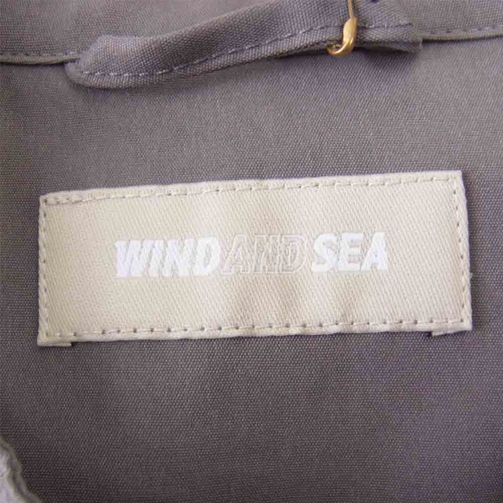 WIND AND SEA ウィンダンシー ２０AW WDS-20A-TPS-01 WDS UTILITY JACKET ユーティリティー ジャケット チャコール系 M【新古品】【未使用】【中古】