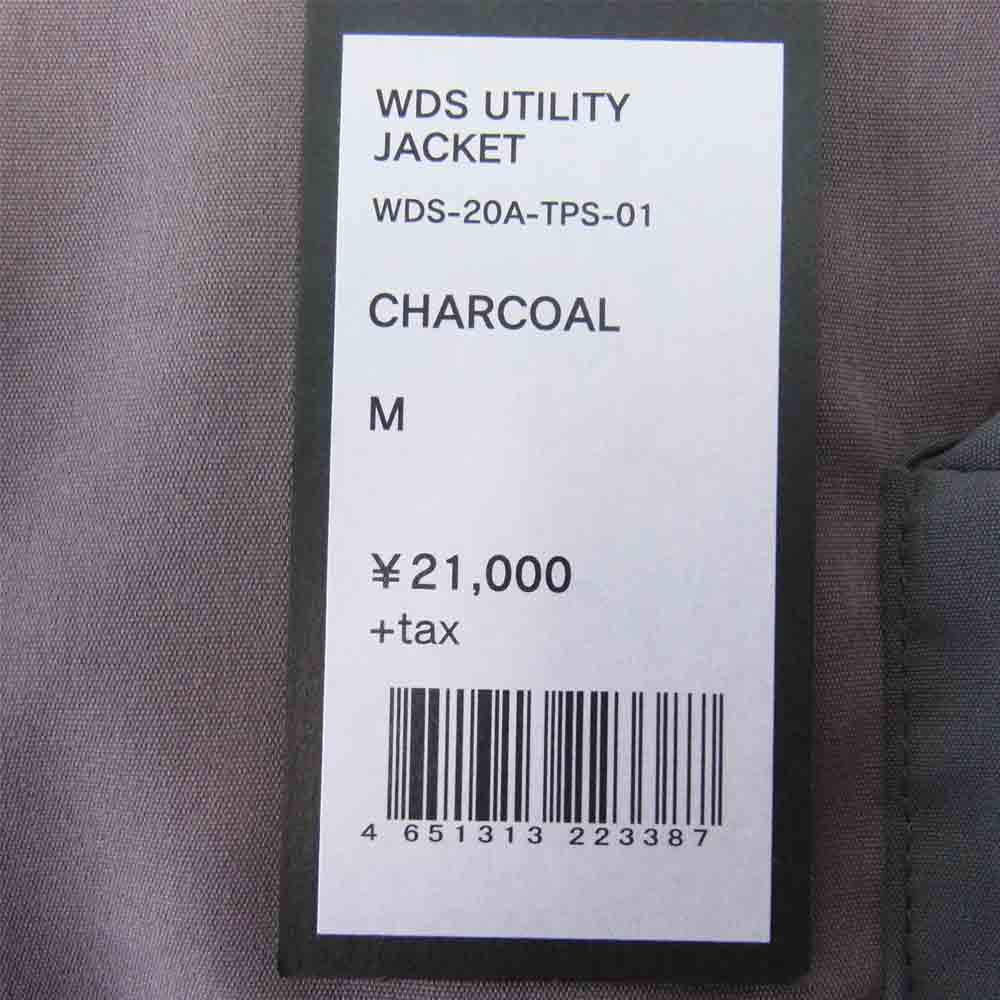 WIND AND SEA ウィンダンシー ２０AW WDS-20A-TPS-01 WDS UTILITY JACKET ユーティリティー ジャケット チャコール系 M【新古品】【未使用】【中古】
